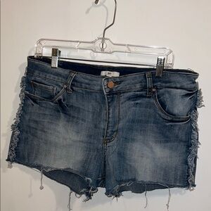 Denim distressed Women Shorts